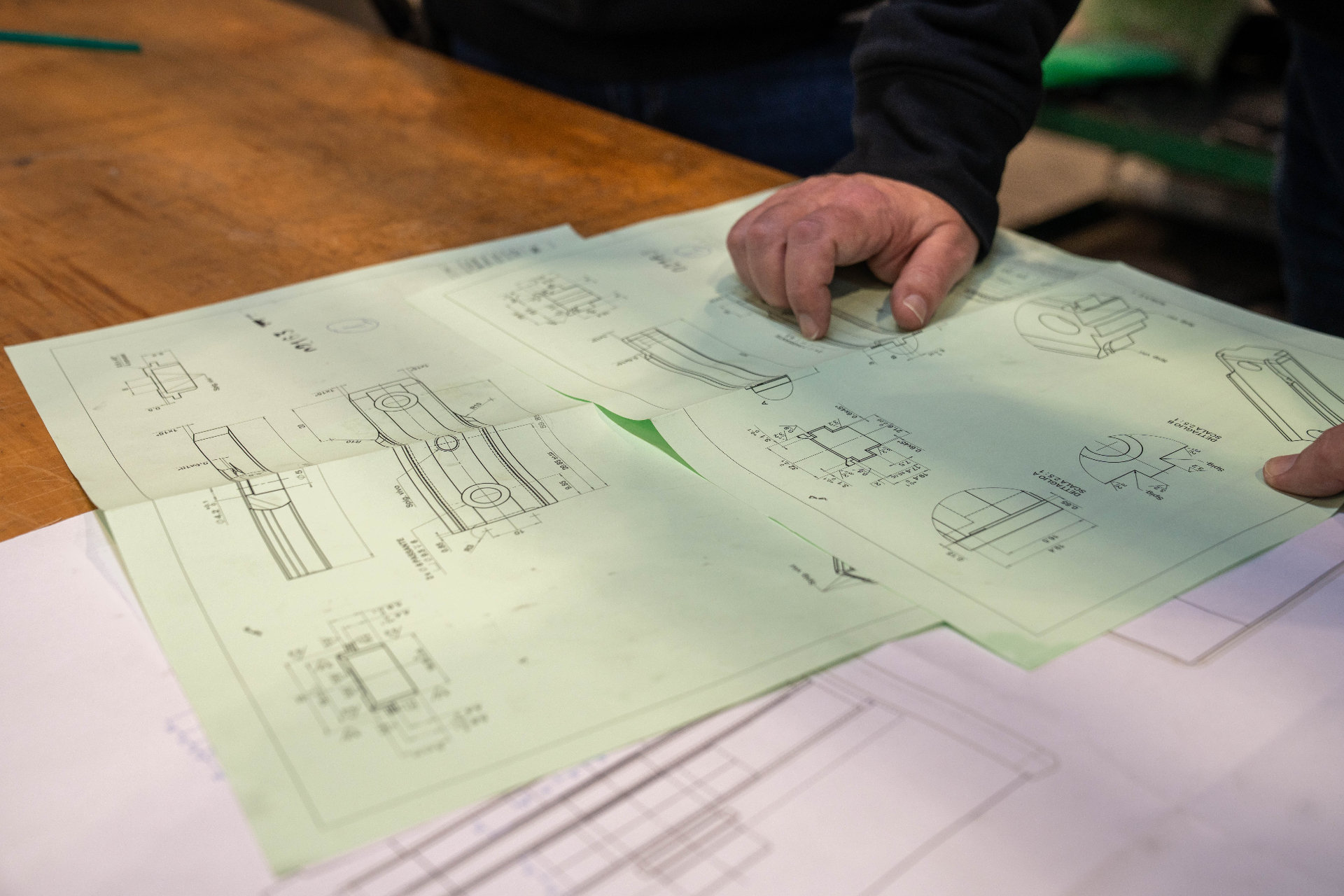 OEMME technical engineering drawing