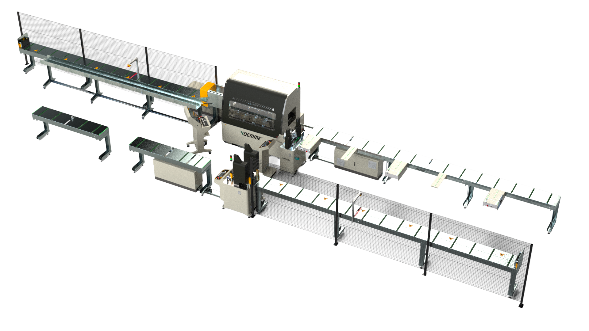 Layout 40 – Full CNC Thermal Break Assembly Line